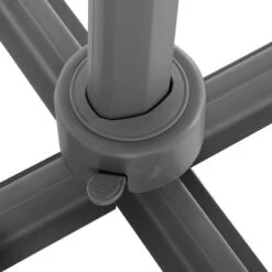 Parasol Décentré Eléa Inclinable Carré Oléfine Anthracite Hespéride -Accueil Décoration Boutique parasol decentre inclinable carre olefine anthracite hesperide 1 6