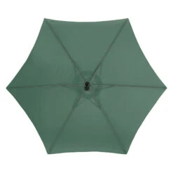 Parasol Décentré Rond Manoa Vert Olive Hespéride -Accueil Décoration Boutique parasol decentre rond manoa vert olive hesperide 2