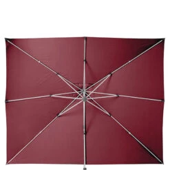 Parasol Déporté Rectangulaire Equador Bordeaux Hespéride -Accueil Décoration Boutique parasol deporte rectangulaire equador bordeaux hesperide 4