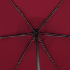 Parasol Droit Rond 2,7m Soya Bordeaux Hespéride -Accueil Décoration Boutique parasol droit rond 27m soya bordeaux hesperide 3