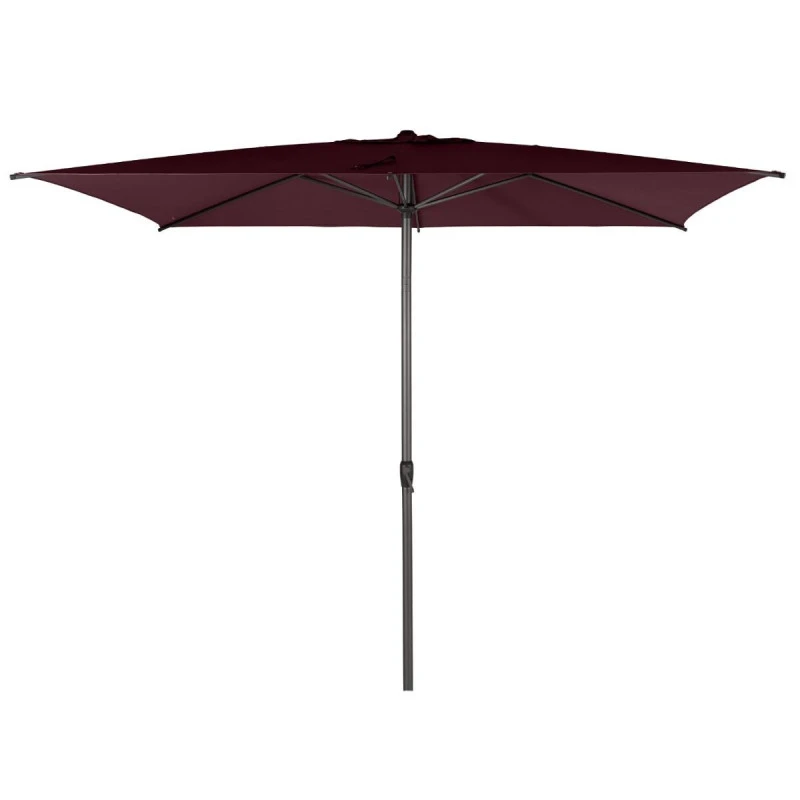 Parasol Mat Central 2x3 M Loompa Bordeaux Hespéride 4 Parasol Mat Central 2x3 M Loompa Bordeaux Hespéride – Image 2