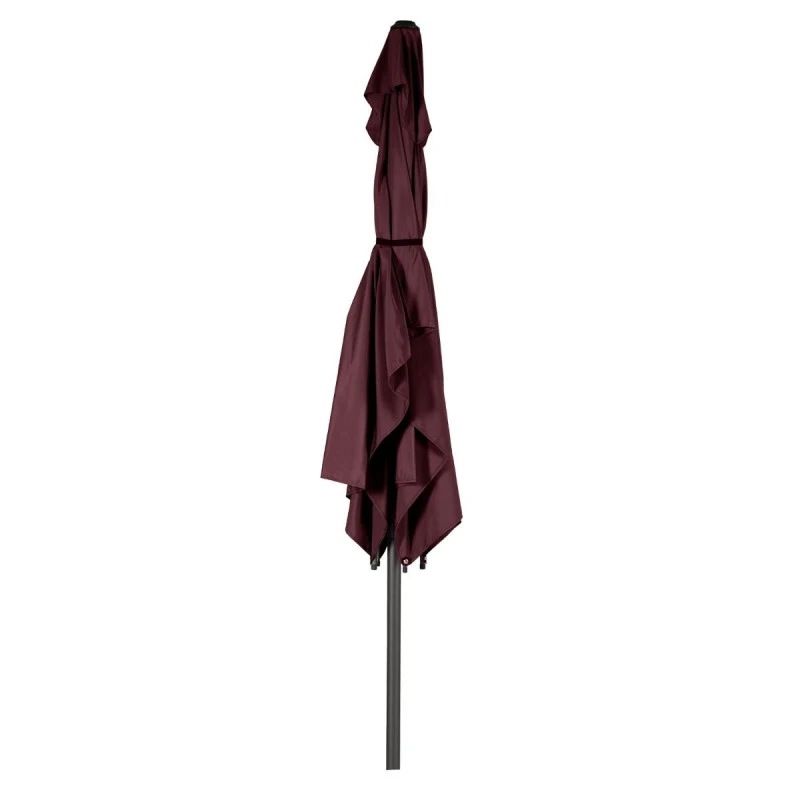 Parasol Mat Central 2x3 M Loompa Bordeaux Hespéride 6 Parasol Mat Central 2x3 M Loompa Bordeaux Hespéride – Image 4