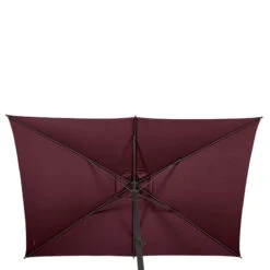 Parasol Mat Central 2x3 M Loompa Bordeaux Hespéride 14 Parasol Mat Central 2x3 M Loompa Bordeaux Hespéride -Accueil Décoration Boutique parasol mat central 2x3 m loompa bordeaux hesperide 4