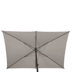 Parasol Mat Central 2x3 M Loompa Taupe Hespéride -Accueil Décoration Boutique parasol mat central 2x3 m loompa taupe hesperide 4