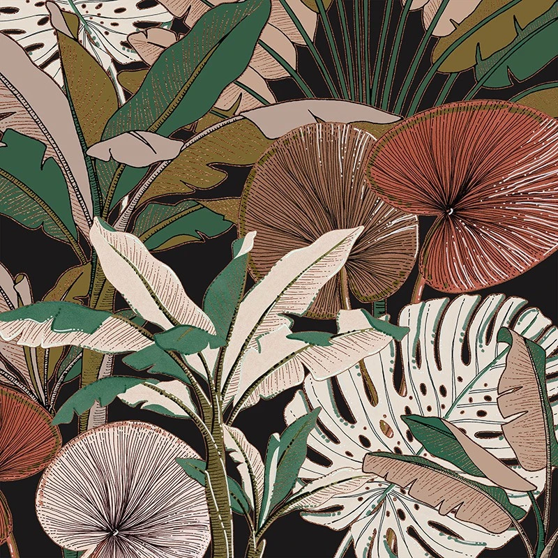 Parure De Lit Forêt Vert Et Motifs 240x220 Atmosphera 5 Parure De Lit Forêt Vert Et Motifs 240x220 Atmosphera – Image 3