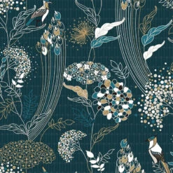 Parure De Lit Paon Bleu Canard 240x220 Atmosphera -Accueil Décoration Boutique parure de lit paon bleu canard 240x220 atmosphera 2