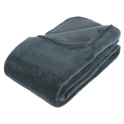 ATMOSPHERA Plaid Grand Modèle Microfibre 180x230 Cm Orage