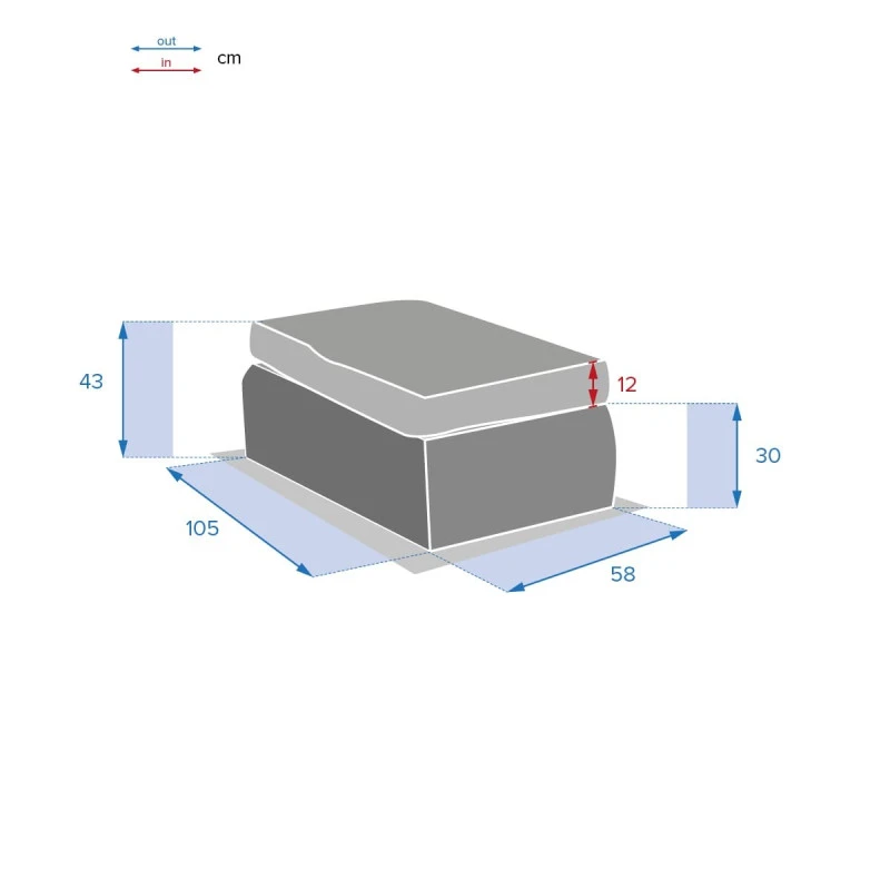 Pouf Extérieur Moorea Hespéride Savana 6 Pouf Extérieur Moorea Hespéride Savana – Image 4