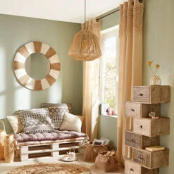 Rideau Macramé 140x260 Rituality Atmosphera -Accueil Décoration Boutique rideau macrame 140x260 rituality atmosphera 2