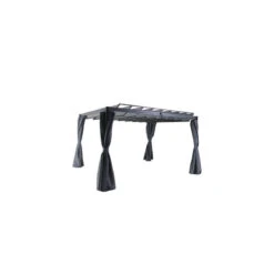 Rideaux Opaques Pour Tonnelle Belize 3,8x3m Hespéride -Accueil Décoration Boutique rideaux opaques pour tonnelle belize 38x3m hesperide 2