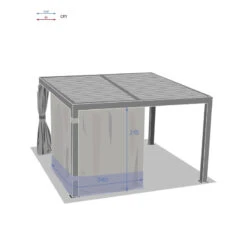 Rideaux Pour Tonnelle Majaé 3,6x3,6 M Hespéride 7 Rideaux Pour Tonnelle Majaé 3,6x3,6 M Hespéride -Accueil Décoration Boutique rideaux pour tonnelle majae 36x36 m hesperide 1 2