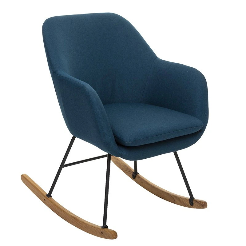 Rocking Chair Pera Bleu Canard Atmosphera 3 Rocking Chair Pera Bleu Canard Atmosphera
