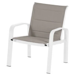 Salon De Jardin 4 Places Elyn Noisette / Blanc Hespéride -Accueil Décoration Boutique salon de jardin 4 places elyn noisette blanc hesperide 1 3