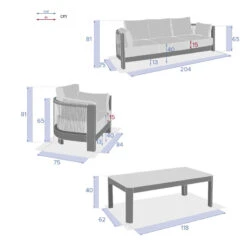Salon De Jardin 5p Paradize Hespéride -Accueil Décoration Boutique salon de jardin 5p paradize hesperide 8