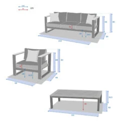 Salon De Jardin Emperia 5p En Aluminium Et Acacia Hespéride -Accueil Décoration Boutique salon de jardin emperia 5p en aluminium et acacia hesperide 3