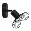 Spot Capeline En Métal Filaire Noir Ostaria -Accueil Décoration Boutique spot capeline en metal filaire noir ostaria