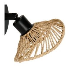 Spot Ozana En Métal Et Corde Ostaria -Accueil Décoration Boutique spot ozana en metal et corde ostaria 2