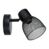 Spot Phenix En Métal Grillage Noir Ostaria -Accueil Décoration Boutique spot phenix en metal grillage noir ostaria