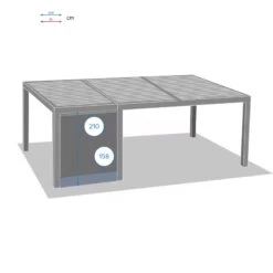 Store Semi-automatique Petit Modèle Pour Tonnelle Majaé Hespéride -Accueil Décoration Boutique store semi automatique petit modele pour tonnelle majae hesperide 2