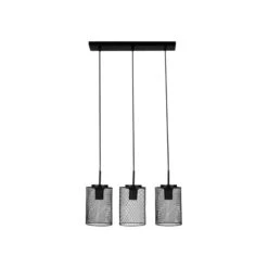 Suspension Rampe Grillage Ubi Noir Ostaria -Accueil Décoration Boutique suspension rampe grillage ubi noir ostaria 2