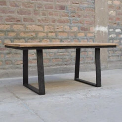 Table à Manger Bois Et Pieds Métal En U -Accueil Décoration Boutique table a manger bois et pieds metal en u 2