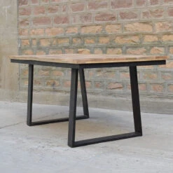 Table à Manger Bois Et Pieds Métal En U -Accueil Décoration Boutique table a manger bois et pieds metal en u 4