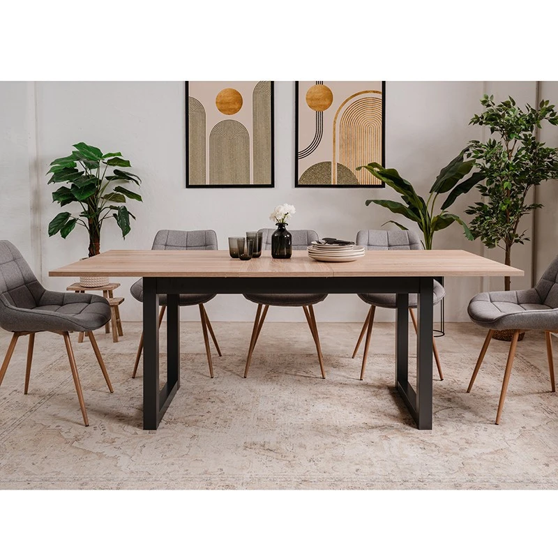 Table à Manger Extensible 160/200 Cm 11 Table à Manger Extensible 160/200 Cm – Image 9