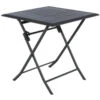 Table Alu Pliante Azua 2 Places Graphite Hespéride -Accueil Décoration Boutique table aluminium azua 2 places noir graphite hesperide