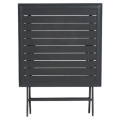 Table Alu Pliante Azua 2 Places Graphite Hespéride -Accueil Décoration Boutique table aluminium azua 2 places noir graphite hesperide 2