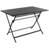 Table Alu Pliante Azua 4 Places Graphite Hespéride -Accueil Décoration Boutique table aluminium azua 4 places graphite hesperide
