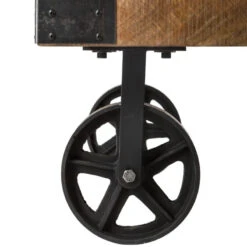 Table Basse Silas Bois Massif Atmosphera -Accueil Décoration Boutique table basse manguier bois massif atmosphera 3