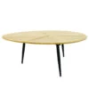 Table Basse Ovale Miller Pieds Métal -Accueil Décoration Boutique table basse ovale miller pieds metal