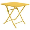 Table Carrée Pliante Greensboro 2p Jaune Moutarde Hespéride -Accueil Décoration Boutique table carree greensboro moutarde hesperide