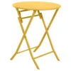Table Ronde Pliante Greensboro 2p Jaune Moutarde Hespéride -Accueil Décoration Boutique table de jardin ronde hesperide 60cm greensboro moutarde