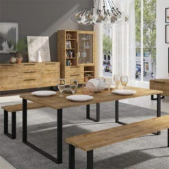 Table De Séjour 100 X 200 Cm Halle -Accueil Décoration Boutique table de sejour 100 x 200 cm halle 1