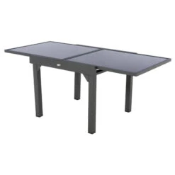 Table Piazza Extensible 8 Personnes Anthracite/graphite -Accueil Décoration Boutique table piazza extensible 8 personnes anthracite graphite 1
