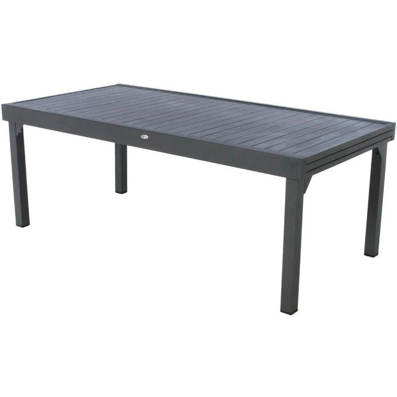 Table Rectangulaire Extensible Piazza 12 P. Graphite Hespéride 4 Table Rectangulaire Extensible Piazza 12 P. Graphite Hespéride – Image 2