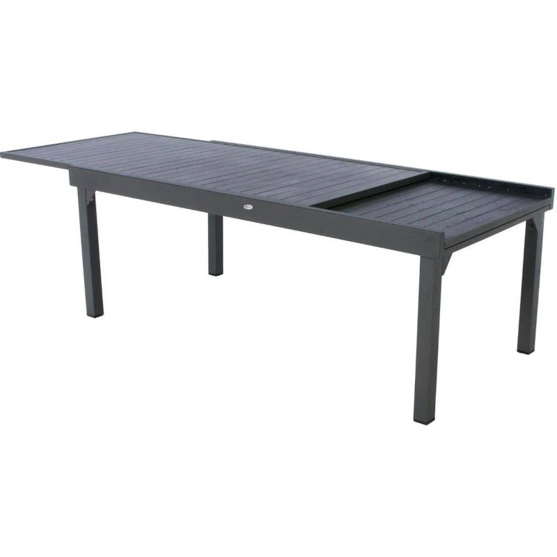 Table Rectangulaire Extensible Piazza 12 P. Graphite Hespéride 6 Table Rectangulaire Extensible Piazza 12 P. Graphite Hespéride – Image 4