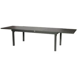 Table Rectangulaire Extensible Piazza 12 P. Graphite Hespéride 13 Table Rectangulaire Extensible Piazza 12 P. Graphite Hespéride -Accueil Décoration Boutique table rectangulaire extensible piazza 12 personnes graphite hesperide 4