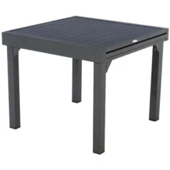 Table Rectangulaire Extensible Piazza 8 P. Graphite Hespéride -Accueil Décoration Boutique table rectangulaire extensible piazza 8 personnes graphite hesperide 2