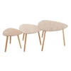 Tables Basses Mileo Bois Lot De 3 Atmosphera -Accueil Décoration Boutique tables basses mileo bois lot de 3 atmosphera