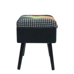 Tabouret Coffre Valise Patchwork Sur Pieds -Accueil Décoration Boutique tabouret coffre valise patchwork sur pieds 5