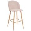 Tabouret De Bar Lin Céleste Pieds Effet Bois Atmosphera 2 Tabouret De Bar Lin Céleste Pieds Effet Bois Atmosphera -Accueil Décoration Boutique tabouret de bar lin celeste pieds effet bois atmosphera