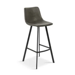 Tabouret De Bar Ozan PU Gris