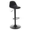 Tabouret De Bar Réglable Noir Aiko Atmosphera -Accueil Décoration Boutique tabouret de bar reglable noir aiko atmosphera