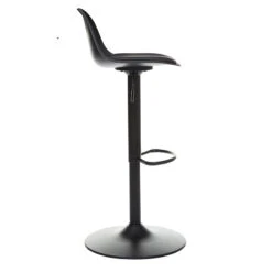 Tabouret De Bar Réglable Noir Aiko Atmosphera -Accueil Décoration Boutique tabouret de bar reglable noir aiko atmosphera 3