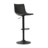 Tabouret De Bar Réglable Trevi PU Noir -Accueil Décoration Boutique tabouret de bar reglable trevi pu noir