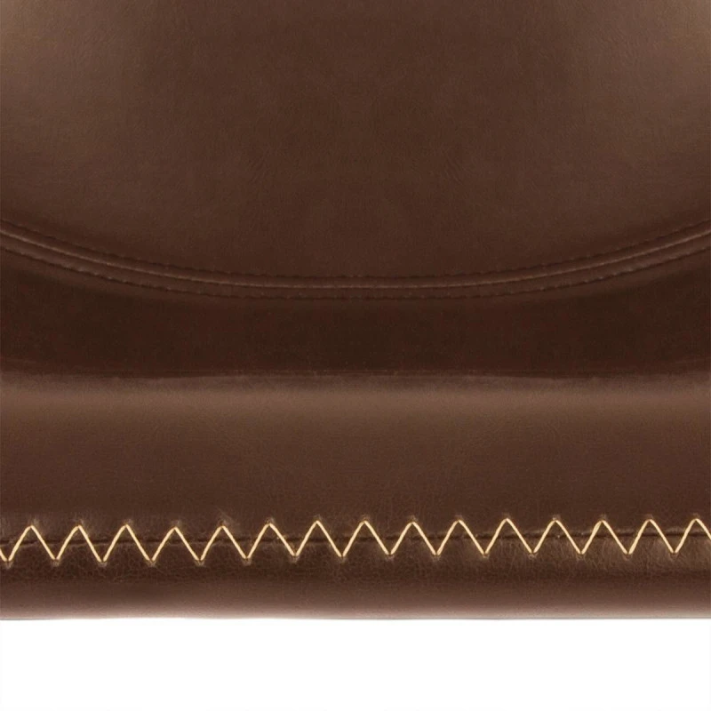 Tabouret De Bar Simili Marron Lois Atmosphera 4 Tabouret De Bar Simili Marron Lois Atmosphera – Image 2