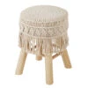 Tabouret Macramé Atmosphera -Accueil Décoration Boutique tabouret macrame atmosphera
