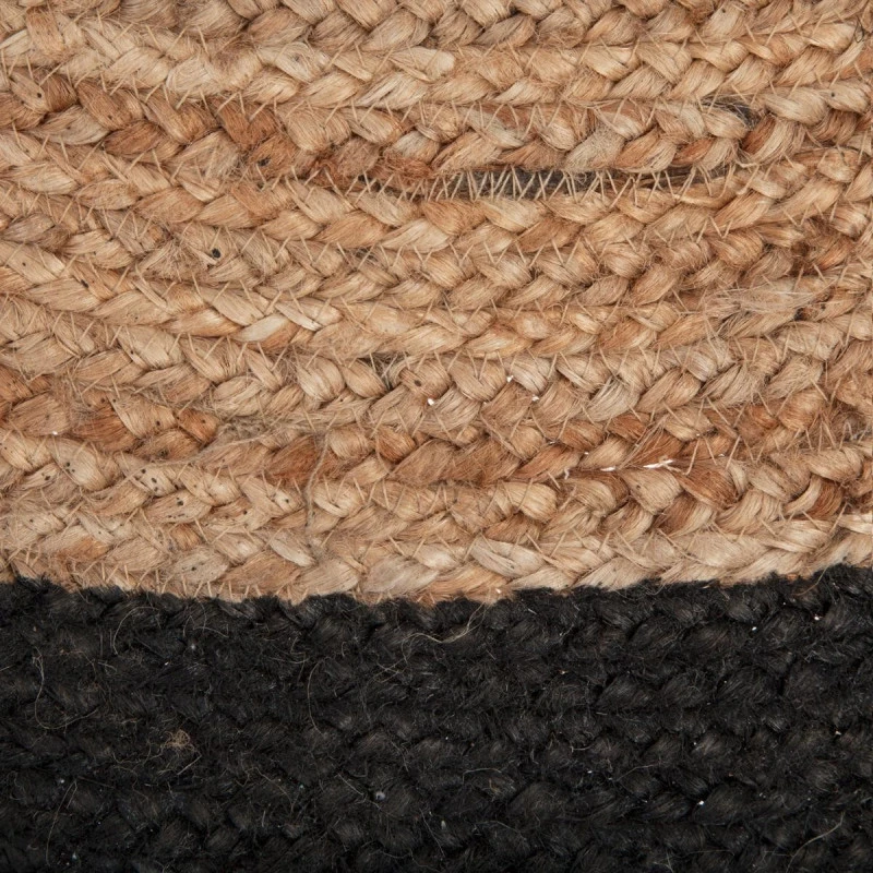 Tapis En Jute Bord Noir D120 Atmosphera 5 Tapis En Jute Bord Noir D120 Atmosphera – Image 3